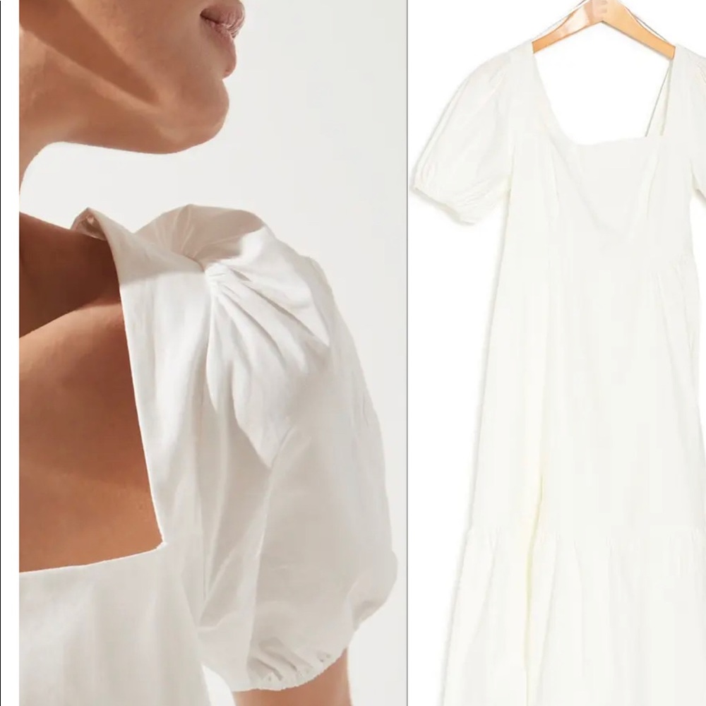 ASTR Puffy Sleeve Cottage Core Dress
